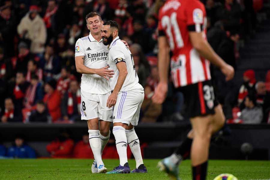 Kroos și Benzema au marcat golurile partidei