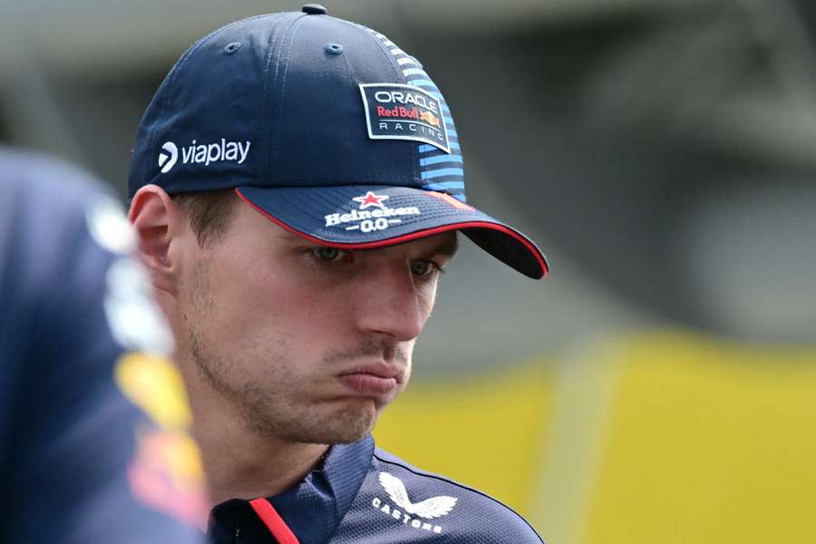 Max Verstappen, da Red Bull, terminou em sexto lugar no Grande Prémio de Itália