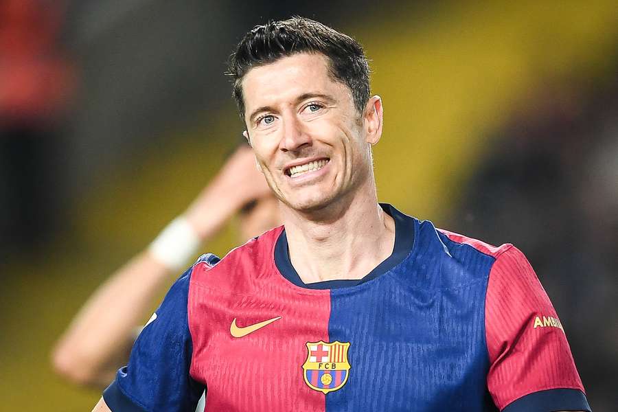 Robert Lewandowski im Barcelona-Trikot