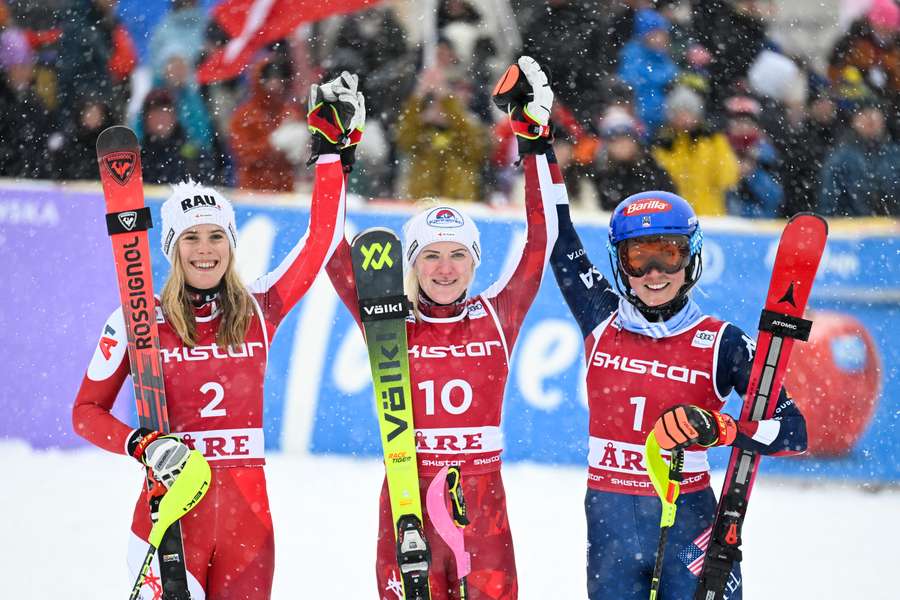 Le podium ce dimanche.