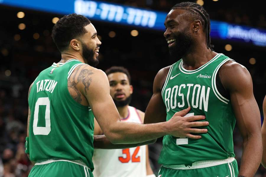 The Celtics are flying