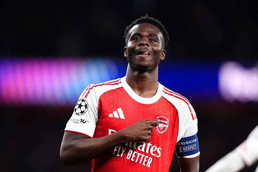 Bukayo Saka rozhodl zápas proti Atlétiku.
