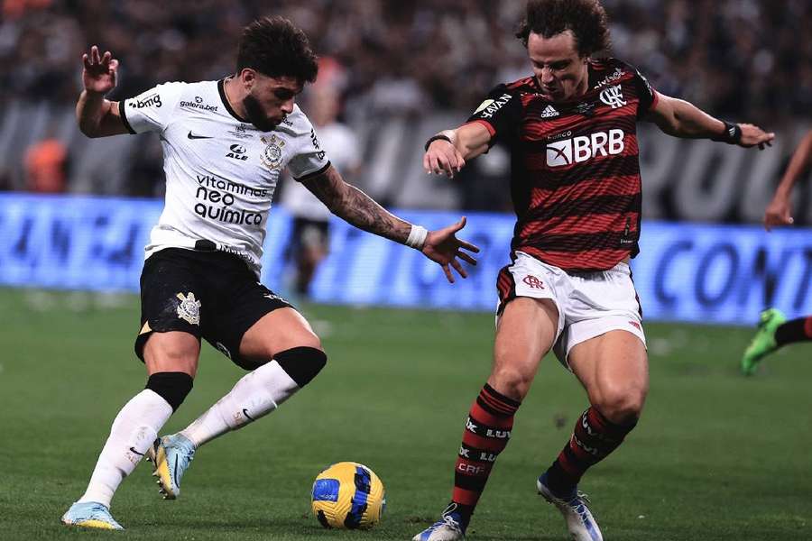 Flamengo e Corinthians pela final da Copa do Brasil do ano passado