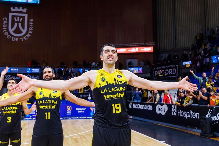 Gio Shermadini, líder del Tenerife ante el Andorra