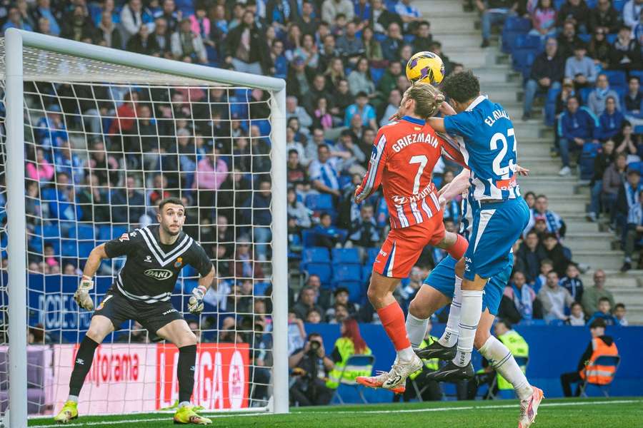 Lance del Espanyol-Atlético de Madrid de la pasada temporada