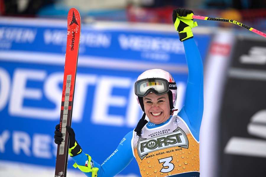 Nicol Delago hatte allen Grund zur Freude