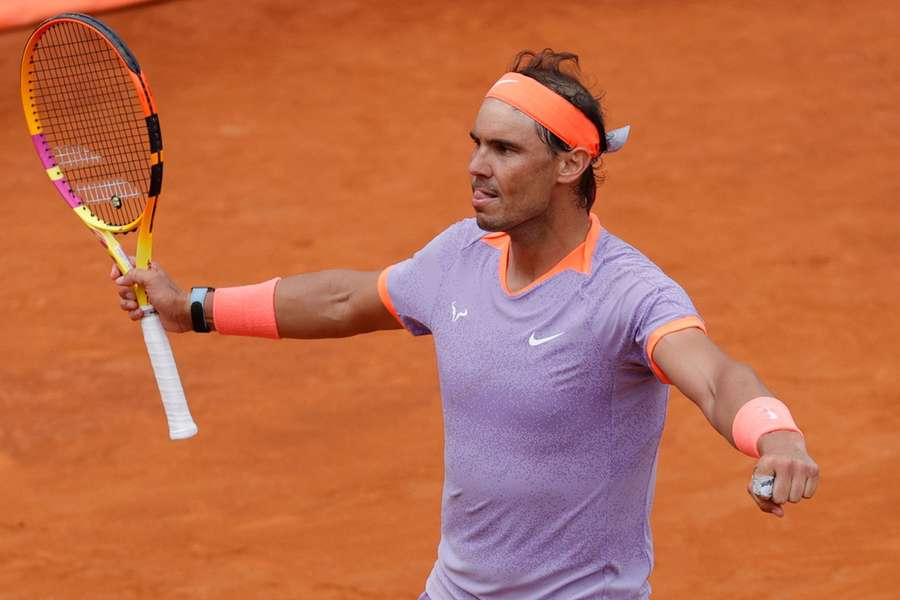 Rafael Nadal beat Zizou Bergs in three sets on Thursday