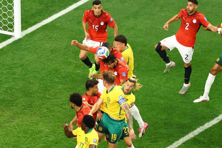 O Egito marcou o 13º gol contra desta Copa do Mundo O Egito marcou o 13º gol contra desta Copa do Mundo