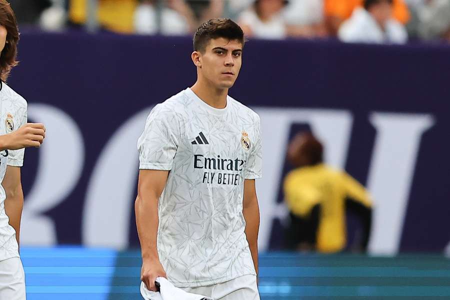 Loren Aguado, durante la pretemporada del Real Madrid el pasado verano