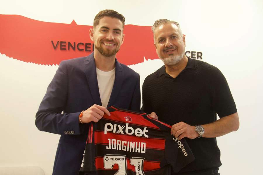 Jorginho é o novo reforço do Flamengo Jorginho é o novo reforço do Flamengo