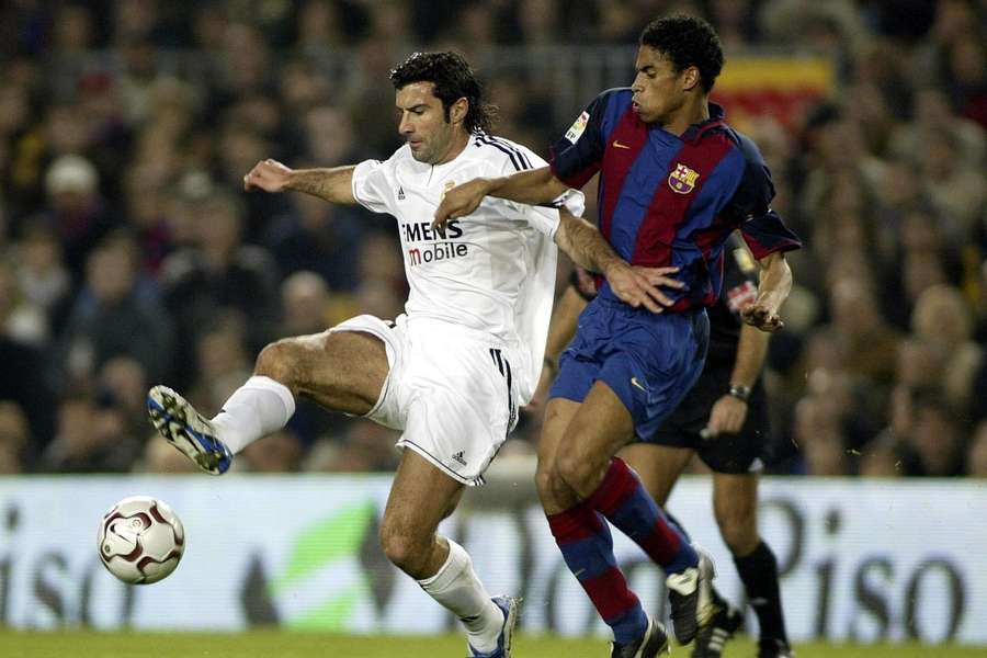 Luís Figo je kontroverznou postavou histórie oboch klubov.