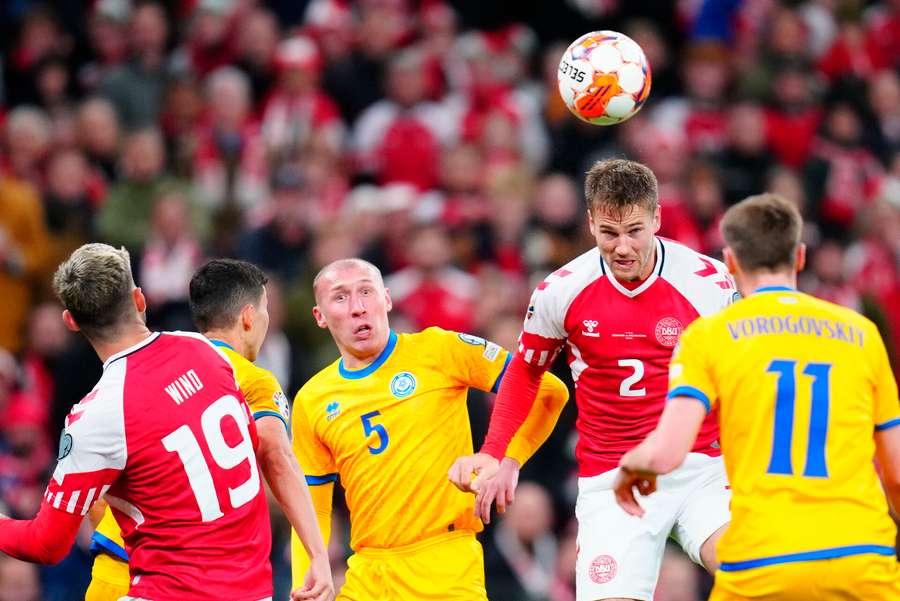 Effektive Danmark fik hævn over Kasakhstan med ujævn pligtsejr i EM-kvalifikationen