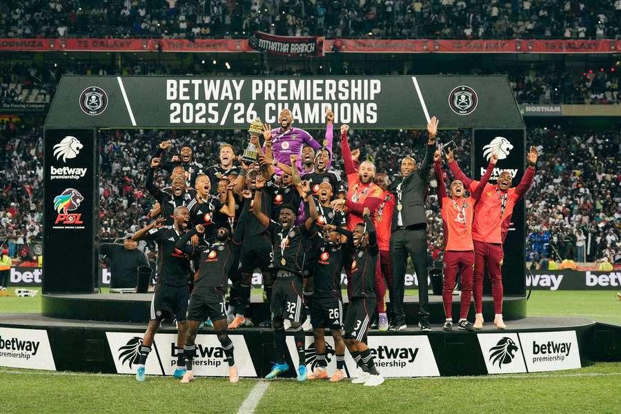 Orlando Pirates won their first league title in 14 years Orlando Pirates won their first league title in 14 years