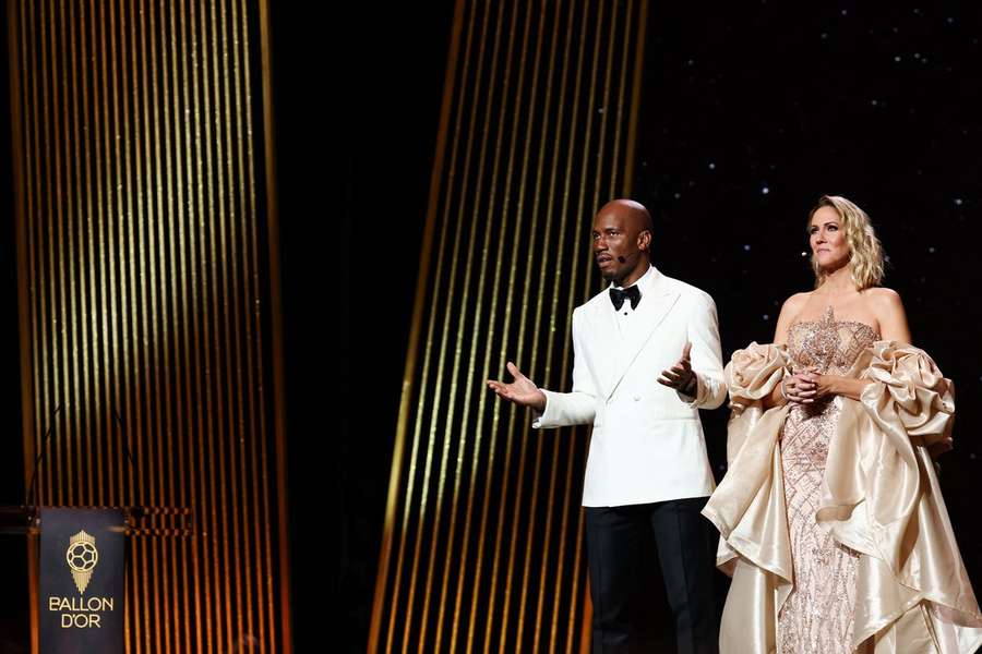 Drogba foi um dos apresentadores da gala