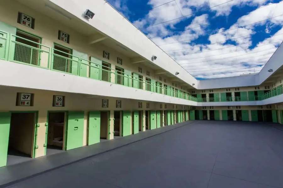 A prisão de Tremembé, onde está Robinho