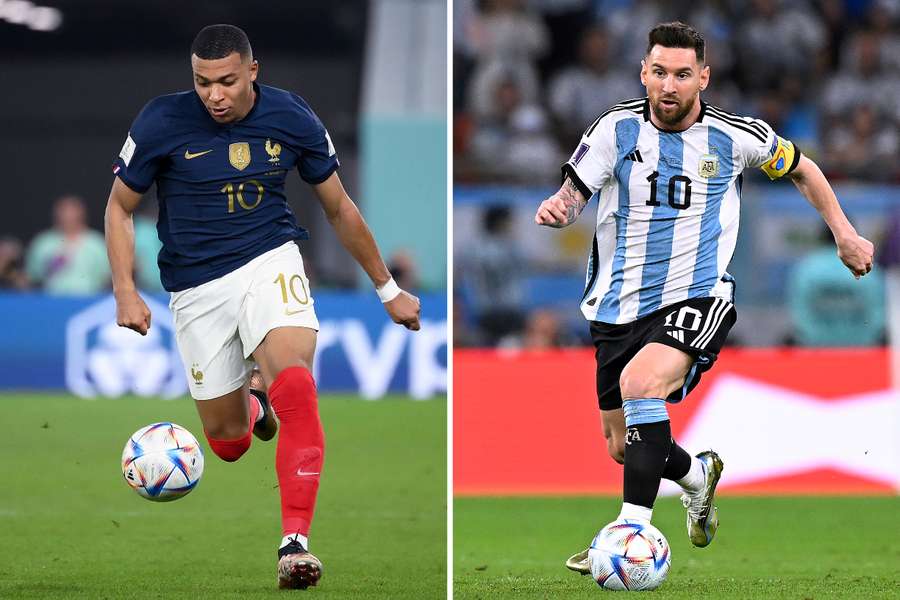 Números mostram a qualidade dos 11 titulares de França e Argentina