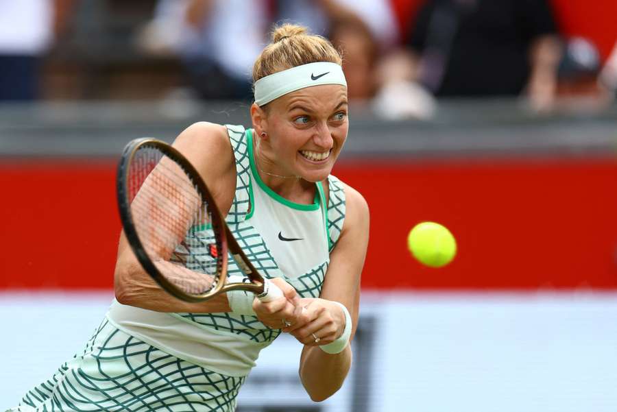 Petra Kvitova in action during the final