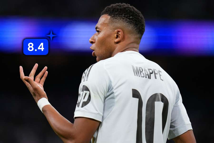 Mbappé má nejlepší hodnocení v zápasech Ligy mistrů. Mbappé má nejlepší hodnocení v zápasech Ligy mistrů.