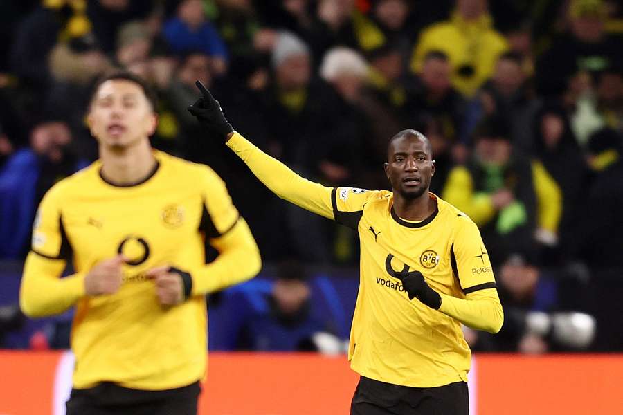 Serhou Guirassy hat Borussia Dortmund zum Hinspielsieg gegen Atalanta geführt. Serhou Guirassy hat Borussia Dortmund zum Hinspielsieg gegen Atalanta geführt.