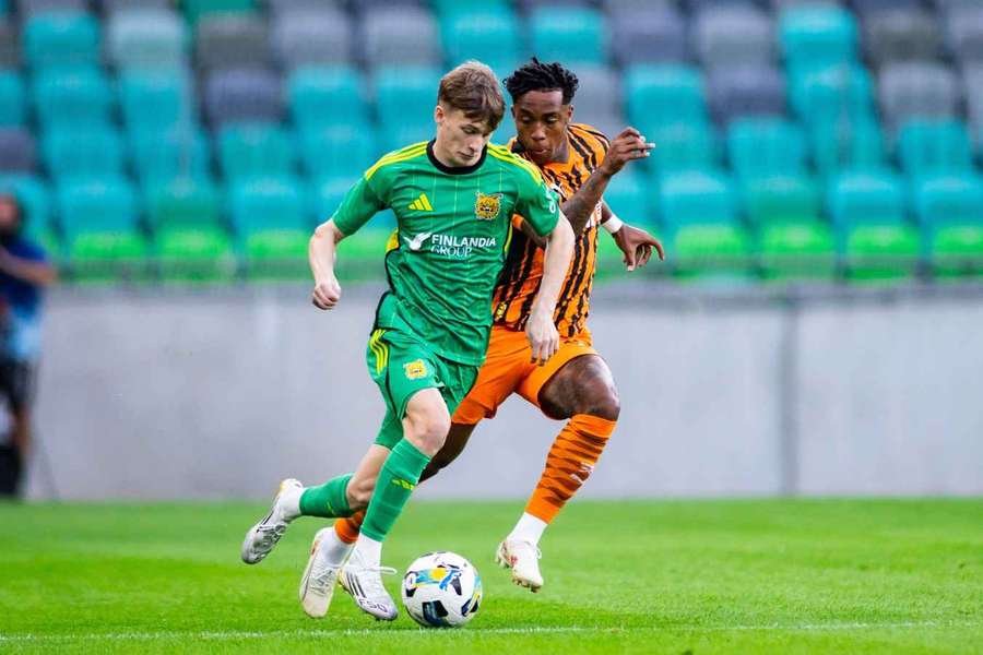 Marius Soderback (in action vs Shakhtar) scored the winner vs VPS