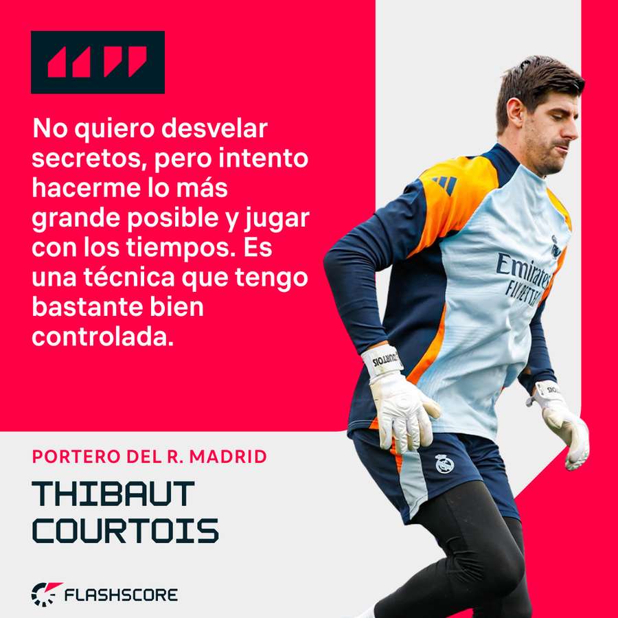 Las palabras de Thibaut Courtois.