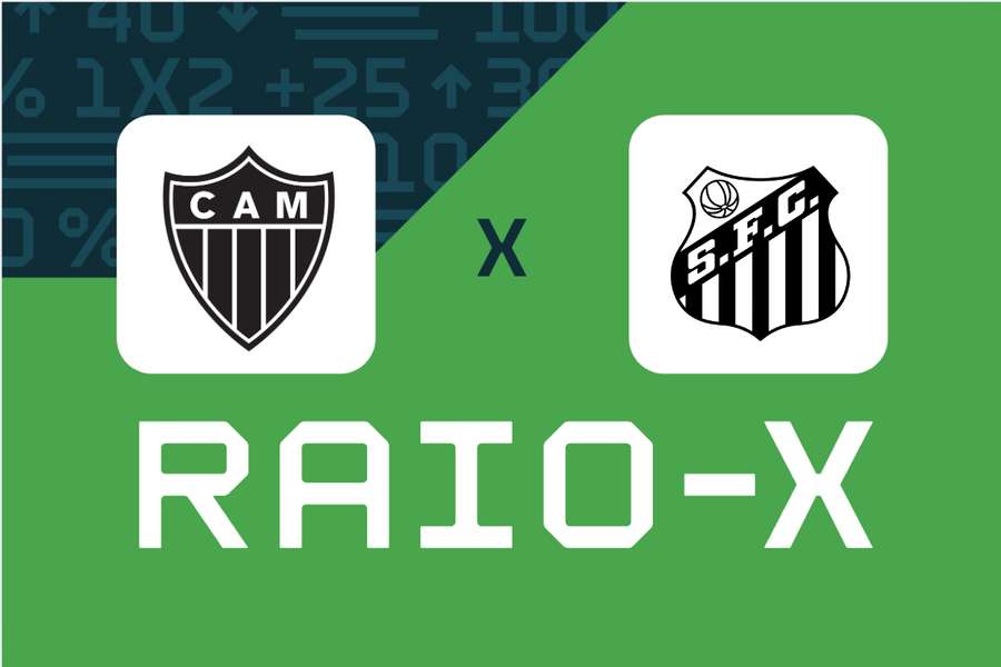 Atlético-MG x Santos — Raio-X da Partida: dados e estatísticas (Copa Sul-Americana)