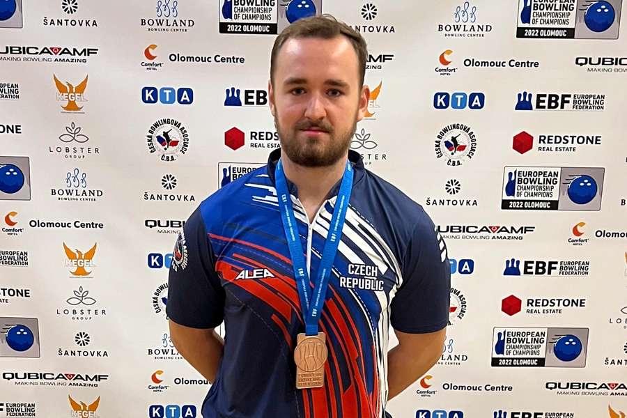 Parádní bowlingová jízda Lukáše Jelínka, na mistrovství Evropy šampionů vybojoval bronz