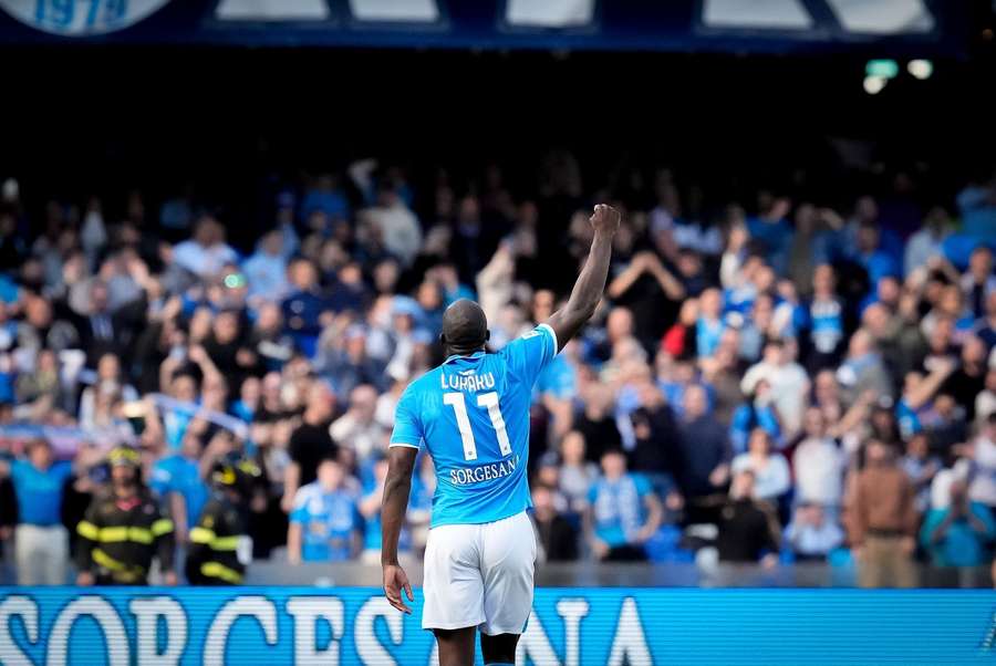 Lukaku celebrates the opener