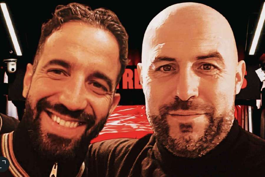 Tony da Silva (a destra) con Ruben Amorim