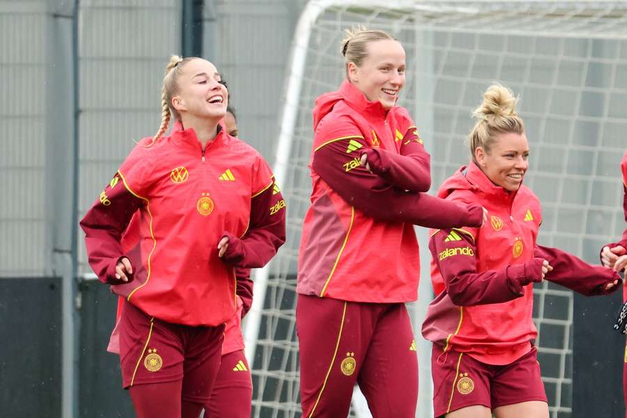 Ausgezeichnete Stimmung bei den DFB-Damen