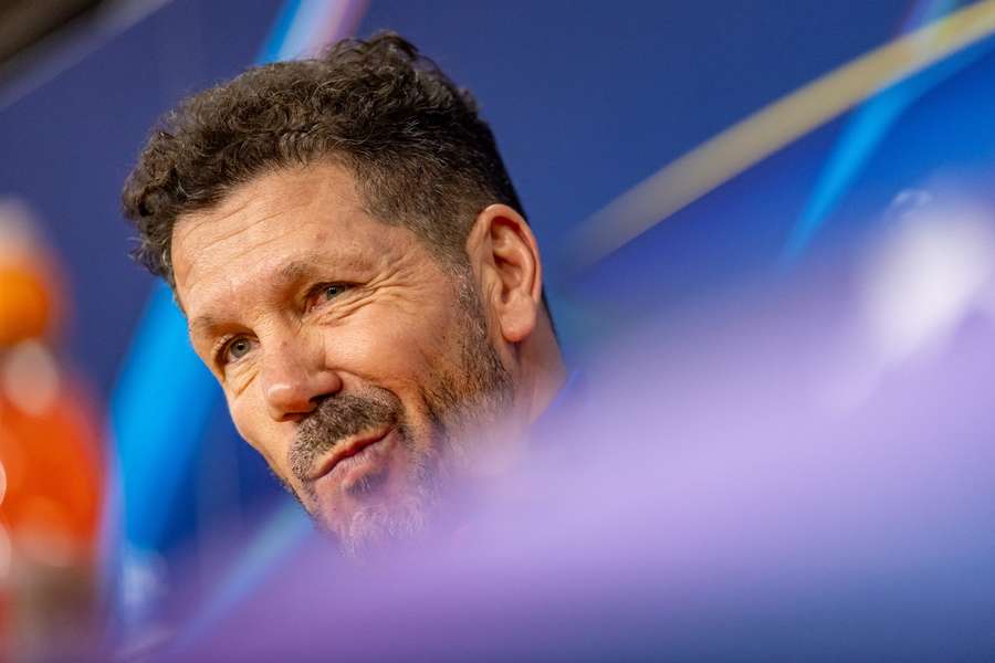 Simeone during his press conference