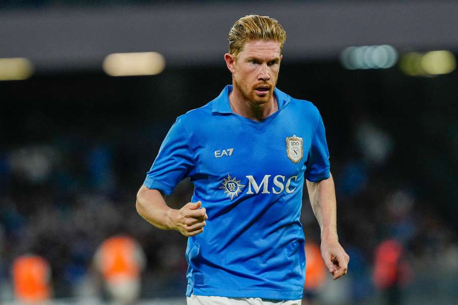 Kevin De Bruyne durante el partido de la Serie A Enilive entre el SSC Napoli y el Como 1907 Kevin De Bruyne durante el partido de la Serie A Enilive entre el SSC Napoli y el Como 1907