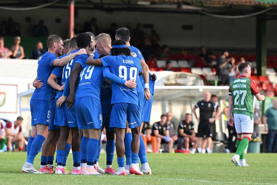 Latvia's RFS came from behind to win in their UEFA Conference League first qualifying round away leg. Latvia's RFS came from behind to win in their UEFA Conference League first qualifying round away leg.