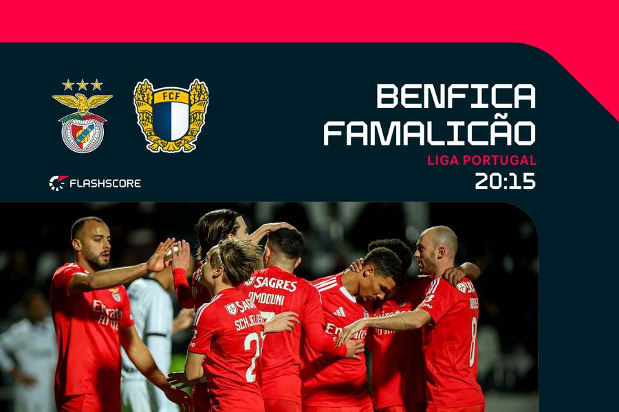 Benfica recebe Famalicão na abertura da 18.ª jornada