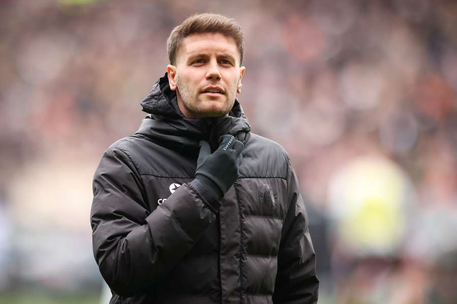 Fabian Hürzeler hatte am vergangenen Wochenende die erste Niederlage als St. Pauli-Trainer kassiert.