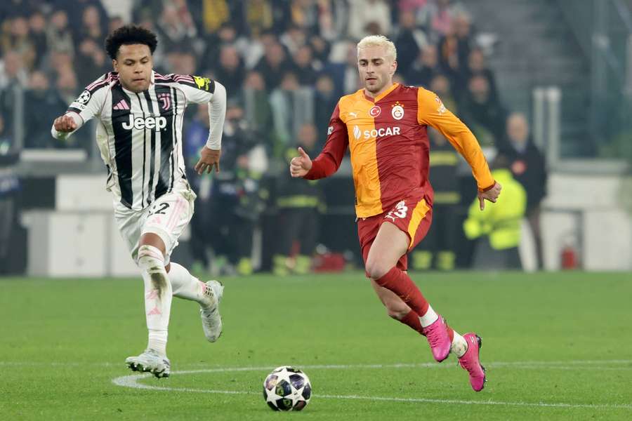 Weston McKennie ao serviço da Juventus