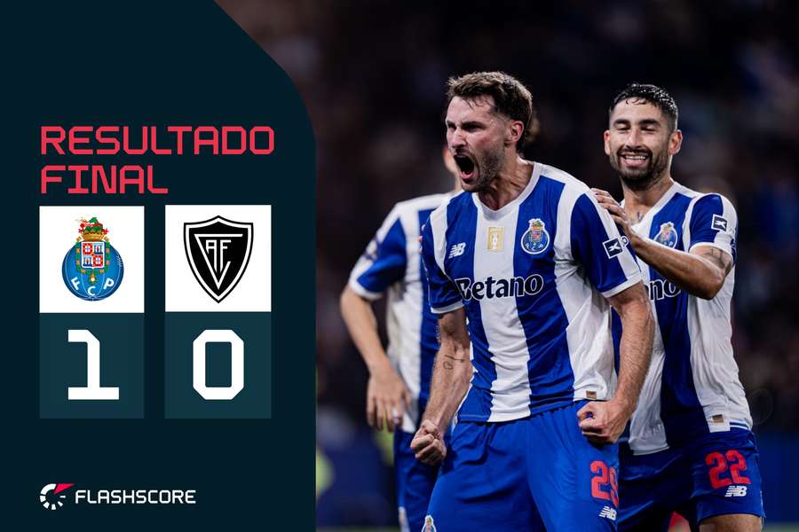 Santiago Gíménez fez o golo da vitória do FC Porto, de penálti Santiago Gíménez fez o golo da vitória do FC Porto, de penálti