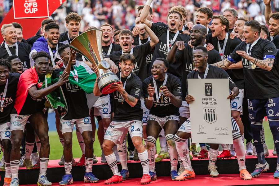 In der vergangenen Saison durfte der LASK den Pokal in die Höhe stemmen. In der vergangenen Saison durfte der LASK den Pokal in die Höhe stemmen.