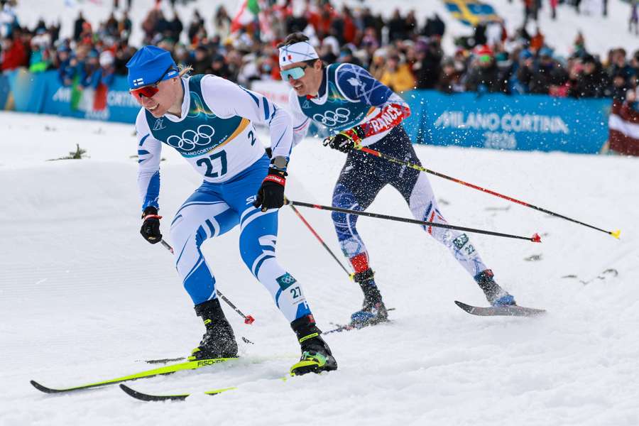 Keine nachträgliche Medaille für den viertplatzierten Finnen Vuorinen (l.)