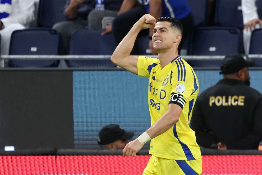 Ronaldo celebrates
