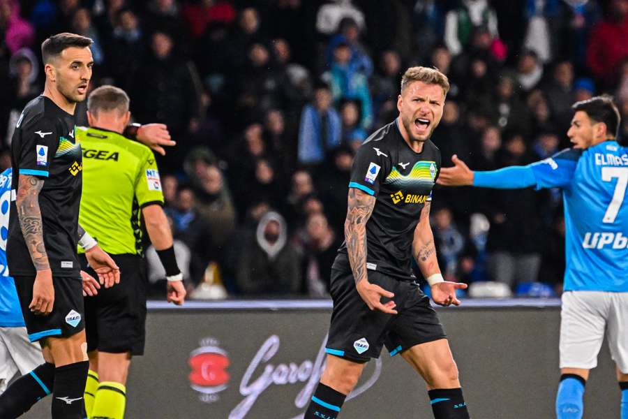 Ciro Immobile contro il Napoli