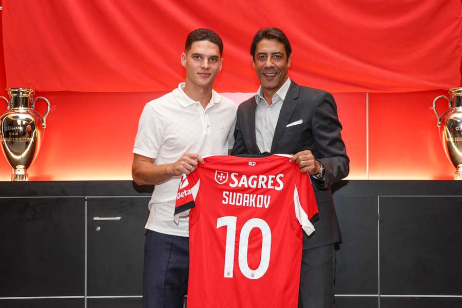 Sudakov com Rui Costa