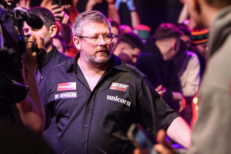 James Wade at the Poland Open earlier this year