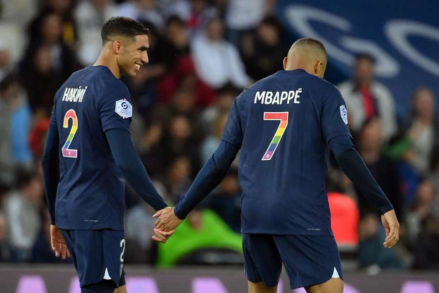 Hakimi e Mbappé querem continuar a jogar juntos mas no Real Madrid
