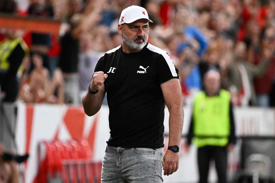 Trenér Slavie Jindřich Trpišovský chválil řeckého soupeře.