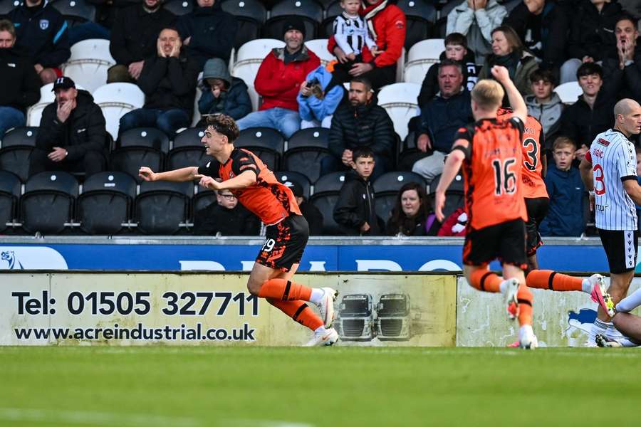 Kevin Ciubotaru, la primul gol pentru Dundee United