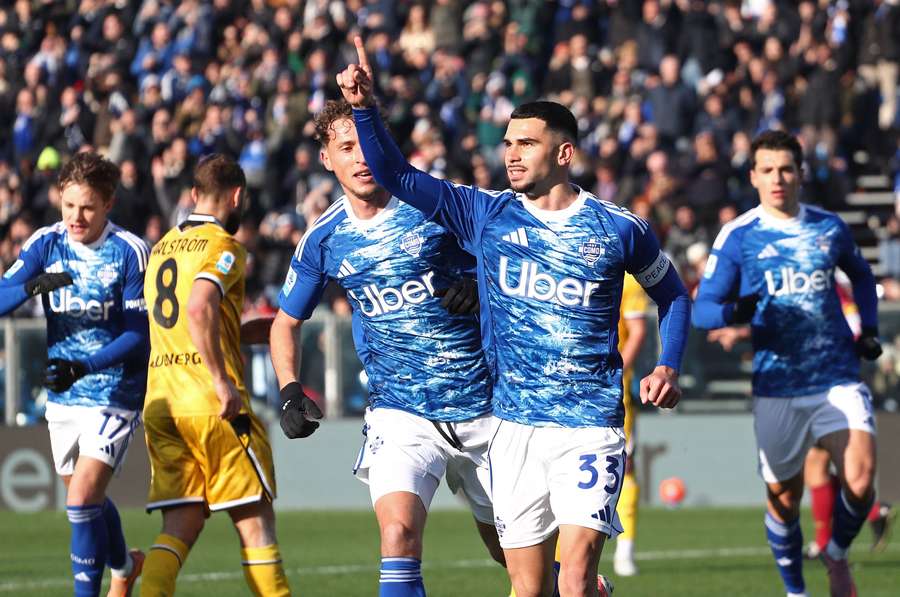 L'esultanza di Da Cunha