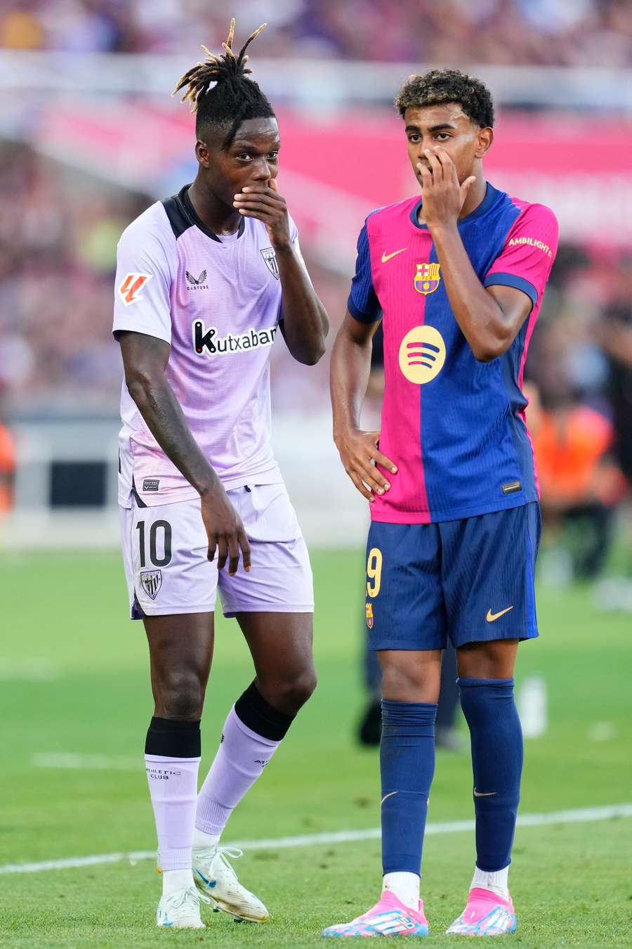 Nico Williams y Lamine Yamal Nico Williams y Lamine Yamal