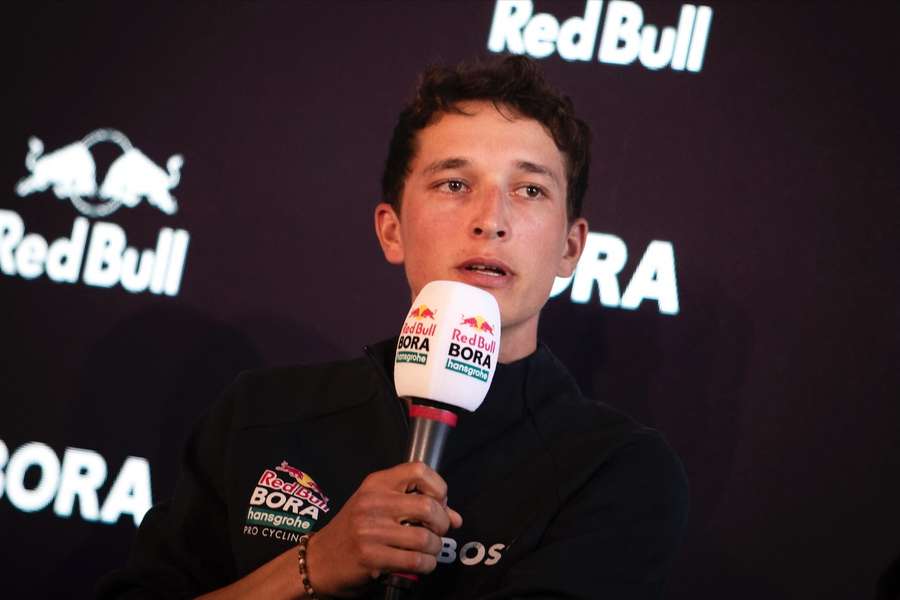 Florian Lipowitz blickt mit Vorfreude auf das Radsport-Jahr 2026.