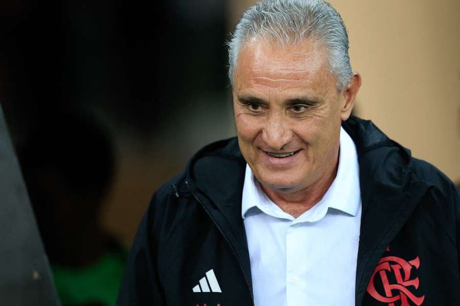 O treinador do Flamengo voltou a sorrir